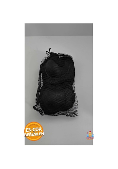 Çocuk Koruyucu Set Dizlik Dirseklik Bileklik 6 Parça Paten Scooter Bisiklet Kaykay Koruyucu Siyah Siyah