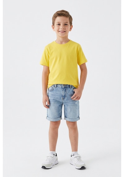 Hafico Erkek / Kız Çocuk Basic Tişört Sarı