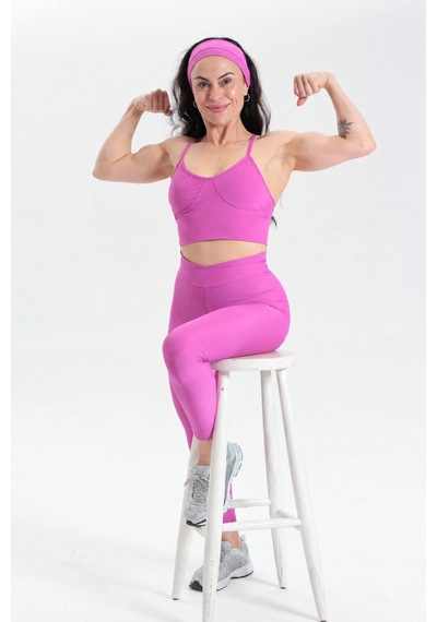 Onyx Bra Kadın Sporcu Sütyeni Açik Pembe