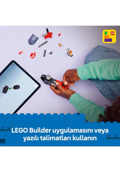 LEGO® City Elektrikli Süper Araba Yapım Seti 60486-5 Yaş Üzeri Çocuklar için Sürücü Minifigürlü Yaratıcı Oyuncak Yapım Seti (109P)