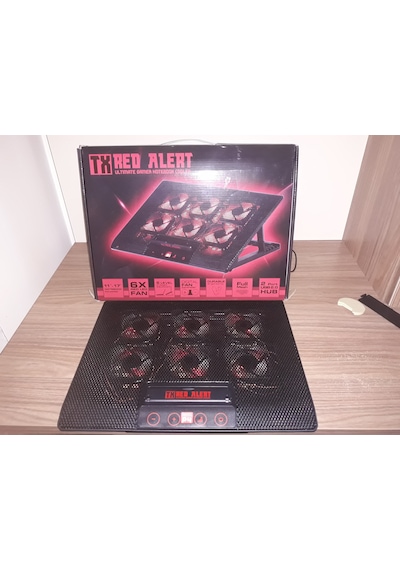 TX TXACNBRED Red Alert 6 Fanlı 11" - 17" Notebook Soğutucu