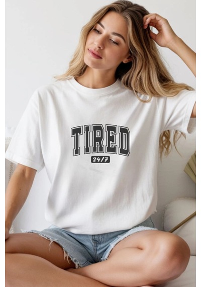 Freedom Storee Unisex Oversize 24/1 Penye Dtf Baskılı Tişört - Dtf262 Çok Renkli