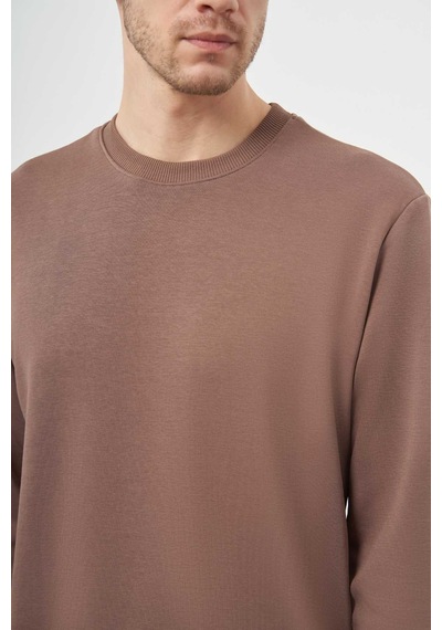 Morven Erkek Kahve Basic Bisiklet Yaka Sweat-shirt 25ks063005400 Kahve Kahve Kahverengi Morven Erkek Kahve Basic Bisiklet Yaka Sweat-shirt 25ks063005400 Kahve Kahve Kahverengi