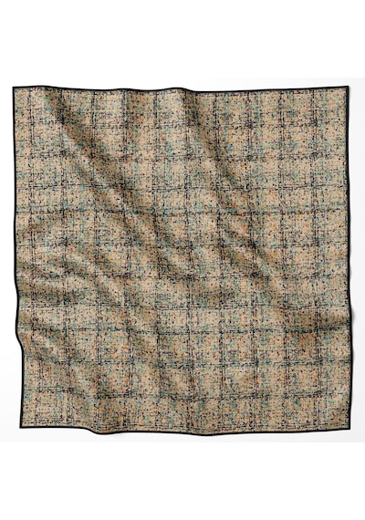 Aker Sura İpek Eşarp Batik Desen
