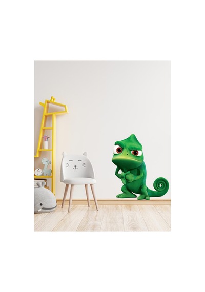 Bukalemun Baskılı Çocuk Odası Sticker 40x45 Cm