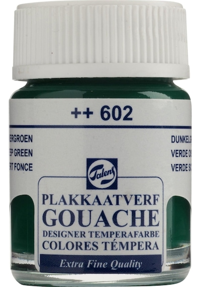 Talens Guaj Boya 16 ML - Deep Green 602 Deep Green