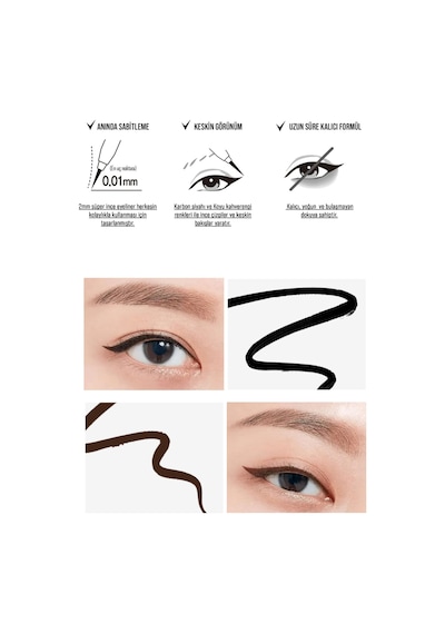 Clio Sharp So Simple Waterproof Pen Liner 02 Brown
