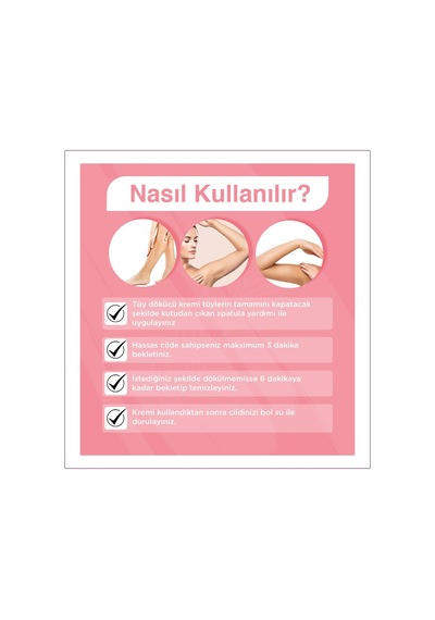 Lexroo Kadınlara Özel Hassas Ciltler İçin Tüy Dökücü Krem 40 Ml
