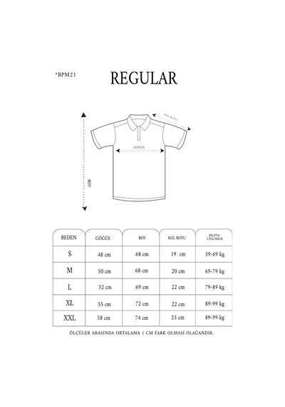 Erkek Pike Polo Yaka Tişört Düğmeli Baskılı T-shirt - Beyaz Siyah
