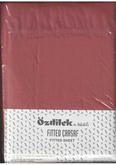 Özdilek Çarşaf Lastikli Yastık Kılıflı Ranforce 120 200 K.mrcn Colourıst