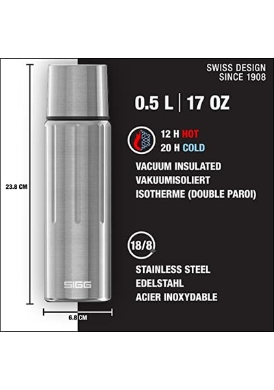 8735.50 Flask Gemstone Ibt Selenite 0.5 Lt Matara Açık Beyaz