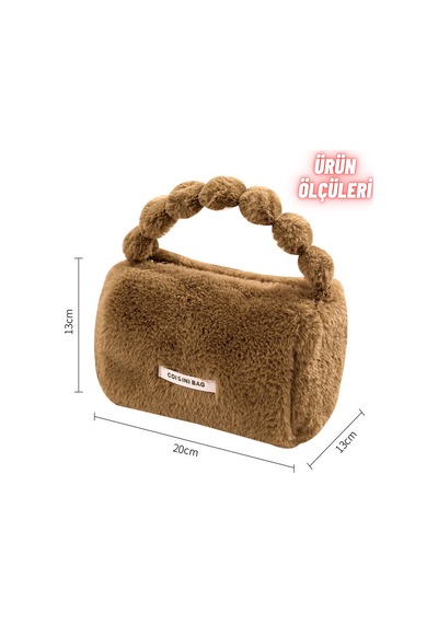 Dekohop Peluş Makyaj Çantası