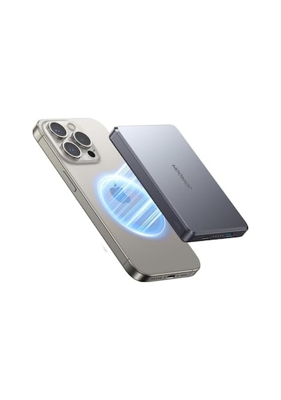 Jr-pbm08 Pro 20w Manyetik Kablosuz Güç Bankası 10000mah Siyah Diğer