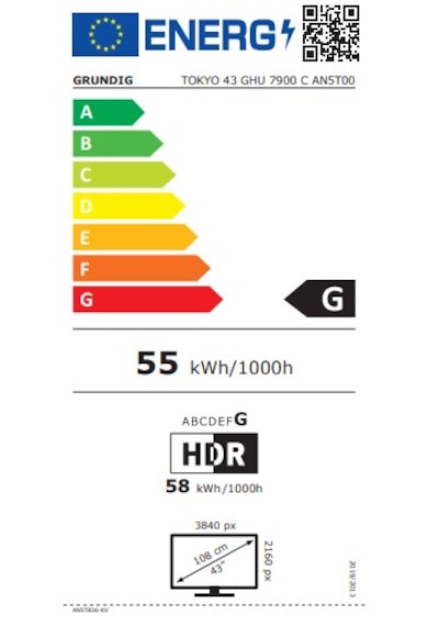 Grundig TOKYO 43 GHU 7900 C 43" 4K UHD LED TV