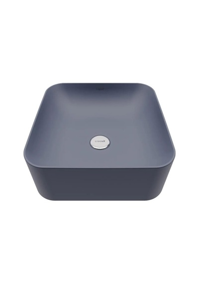 Creavit Ul040 Ultra Kare Çanak Lavabo Basalt Mat 40 CM