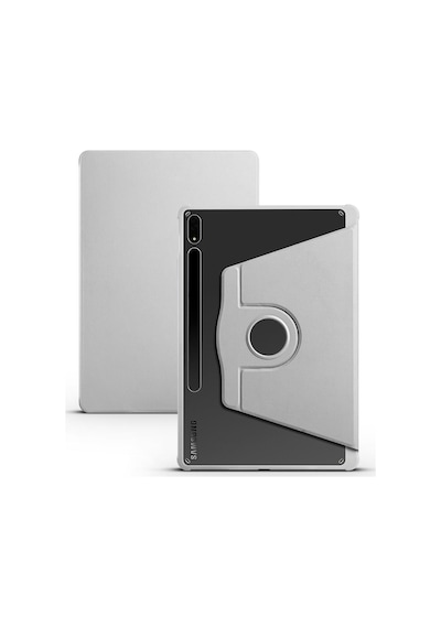 Galaxy Uyumlu Tab S8 Plus Sm-x800 Kılıf Termik Kalem Bölmeli Dönebilen Standlı Kılıf