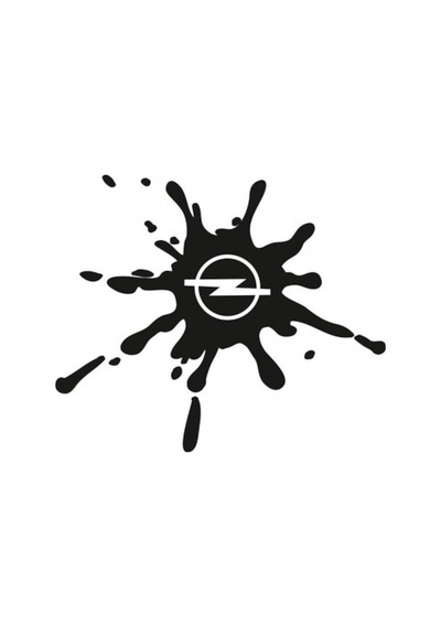 Opel Damla Görünümlü Sticker Damlası Yapıştırma 2 Adet