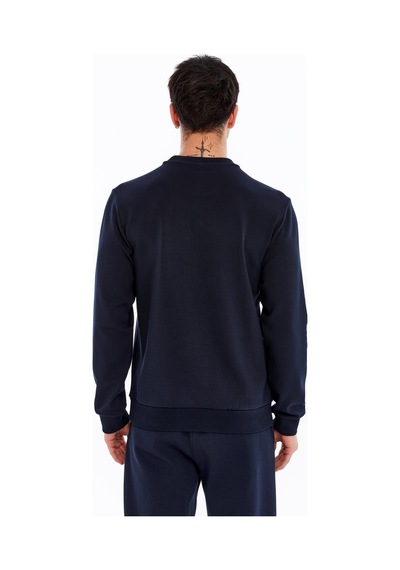AR-MA Arma Erkek Slim Fit Sweatshirt Yazı Baskılı, Scuba Interlok, Bisiklet Yaka, Basic K30124685502 Lacivert AR-MA Arma Erkek Slim Fit Sweatshirt Yazı Baskılı, Scuba Interlok, Bisiklet Yaka, Basic K30124685502 Lacivert
