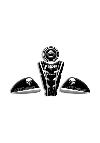Motosıklet Kaplama R25 Punısher Tasarımlı Tank Pad 2014/2018 02
