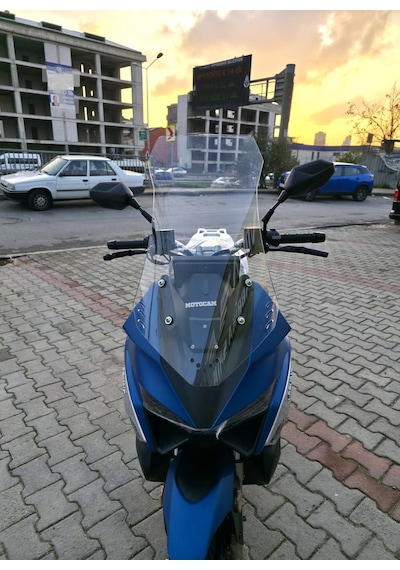 Motocam Volta Revolt Rsx7 Ön Cam 2022-2026 Model 65cm Şeffaf Renkli 4mm