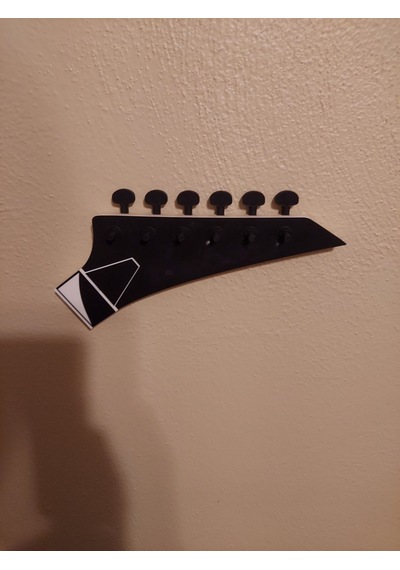 3d Baskı Gitar Başlığı Formlu Anahtar Askısı Duvar Anahtarlığı Müzik Temalı Dekoratif