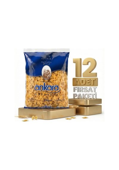 Ankara Kelebek Makarna 12x500 Gr