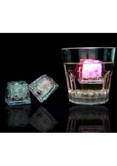 Led Işıklı Buz Küpleri Şeffaf