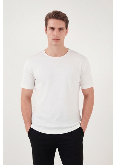 Buratti Erkek T Shirt 5904074 Ekru Ekru
