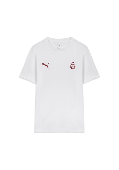 Galatasaray Lisanslı Puma Logolu Ve Armalı Beyaz Tişört 78290720