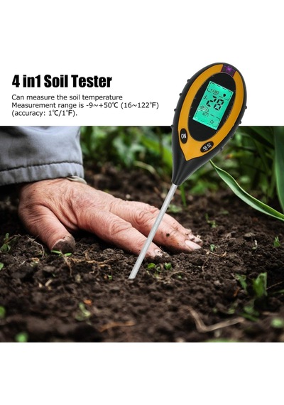 Fdit Toprak Test Kiti 4'ü 1 Arada Toprak Test Cihazı Dijital Nem Işığı Ve Metre, Kapalı/dış Mekan Bitkileri Bakımı Toprak Sensörü Sku: Smgstk7b87a37cf1