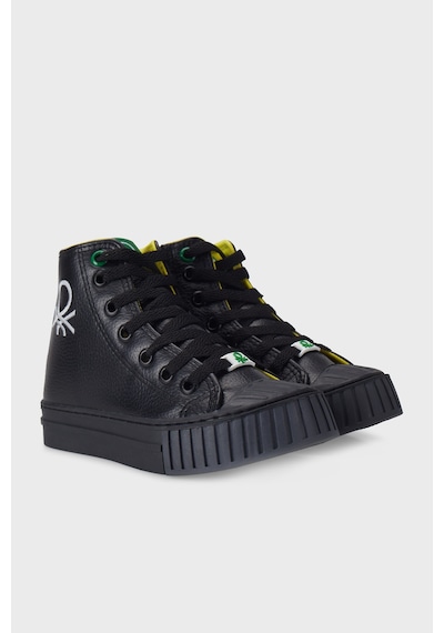 United Colors Of Benetton Ayakkabı Unisex Çocuk Ayakkabı Bn-30560 Siyah-gri