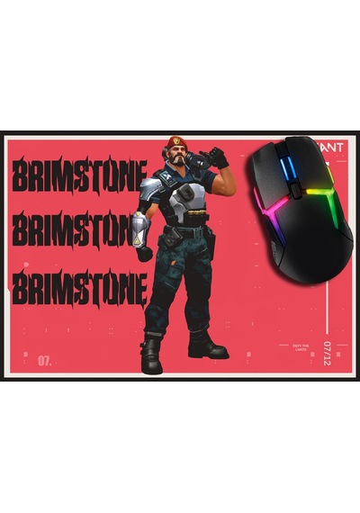 Valorant Brimstone Gaming Oyuncu Mouse Pad