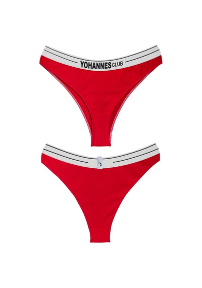 Yohannes Club, Kadın Pamuklu İç Çamaşırı Takımı, Renk Seçenekli, Büstiyer-kemerli Brazilian Külot Kırmızı Yohannes Club, Kadın Pamuklu İç Çamaşırı Takımı, Renk Seçenekli, Büstiyer-kemerli Brazilian Külot Kırmızı