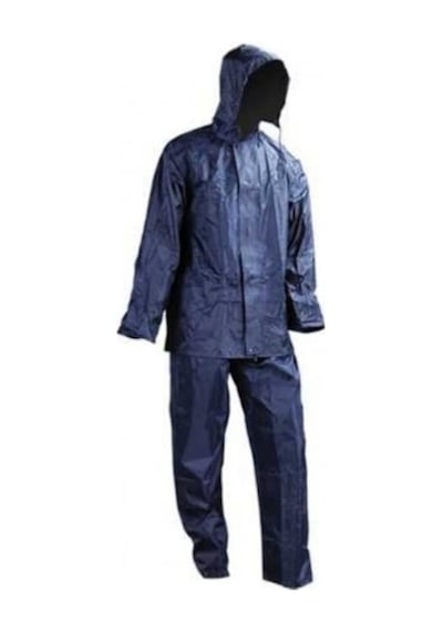 Imperterks Lacivert Pantolon+Ceket Takım Yağmurluk