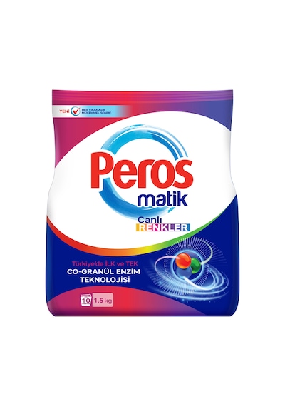 Peros 1,5 Kg Matik Canlı Renkler 5 Adet