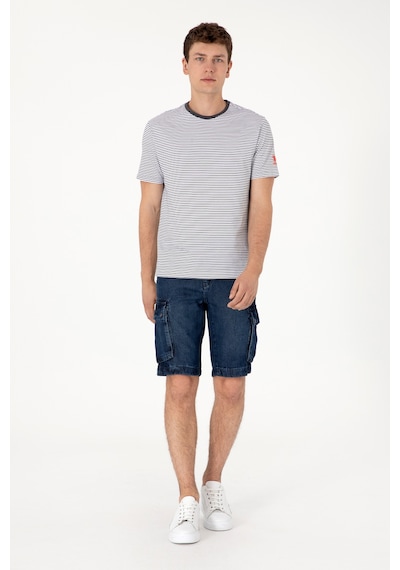 U.s. Polo Assn. Erkek Koyu Mavi Şort Jean 50304389-dn0023 Koyu Mavi