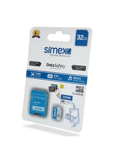 Simex SH-101 Data Safety Micro SD 32 GB Hafıza Kartı
