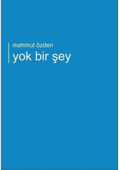 Yok Bir Şey - Mahmut Özden - Kırmızı ve Siyah