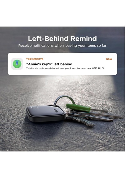 Finetrack, Apple Find My Yalnızca İos İle Uyumlu, Bagaj İçin Bluetooth İzleyici, Anahtar Bulucu, Anahtarlar, Valizler, Değiştirilebilir Pilli Pasaportlar İçin Akıllı Etiket