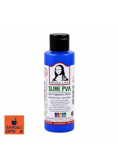 Südor Mona Lısa Sıvı Yapıştırıcı Slıme 70 Ml. Fosforlu Pembe Mavi