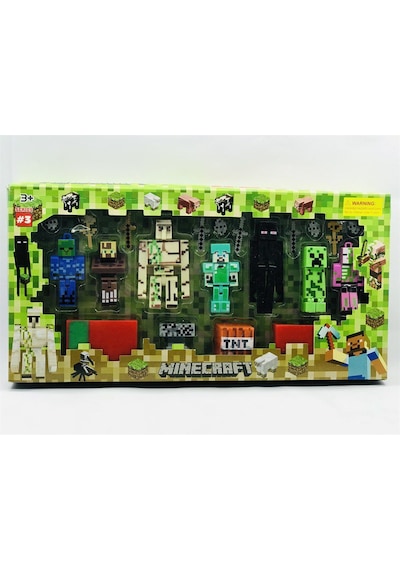 Oyuncak Mınecraft Figürleri Oyuncak 21 Parça Minecraft Figür