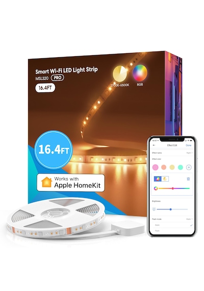 Meross Akıllı Led Şerit Wi-fi Rgb 5 Metre Msl320 Pro Apple Home