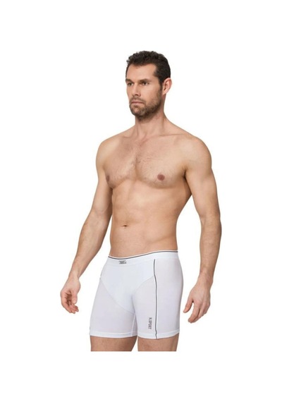 Erkek Modal Pamuk Boxer Biyeli -197 Beyaz