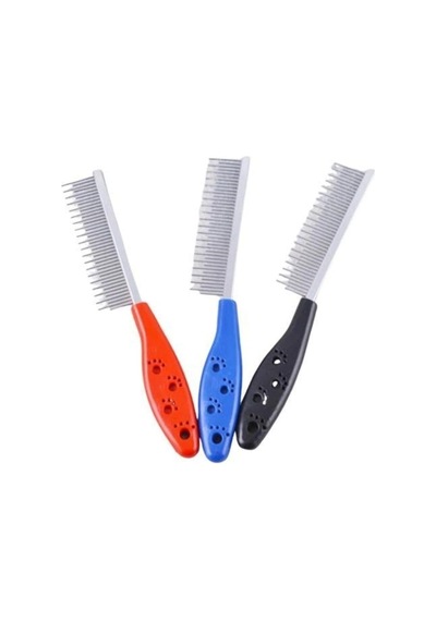 Duffa Ergonomik Kedi Ve Köpek Tüy Açma Tarağı, Köpek Kıtık Açıcı Bakım Tarağı, Metal Tarama Fırçası, T