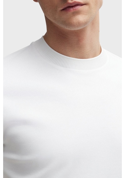 Boss Erkek T Shirt 50520298 100 Beyaz Beyaz