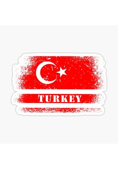 Turkey Araba Oto Sticker Etiket Yapıştırma