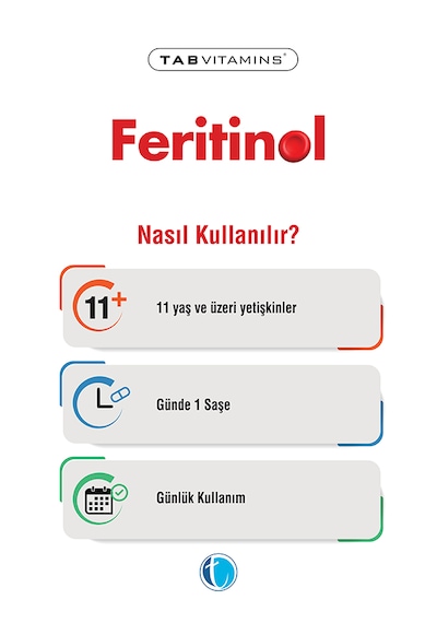 Tabvitamins Feritinol 30 Saşe