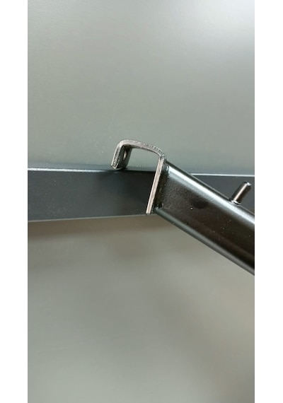Uzmangrupraf 20X30 Kare Travers Eğimli Siyah Baston - 4'Lü Paket