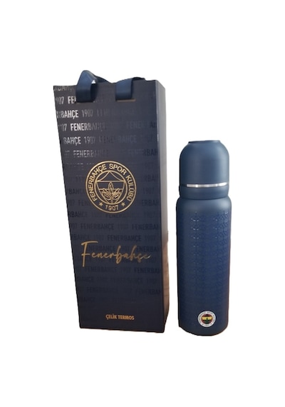 Akıllıelma-tmn 587189 Fenerbahçe Çelik Termos Bardaklı Kapak Lacivert 650 Ml Lacivert