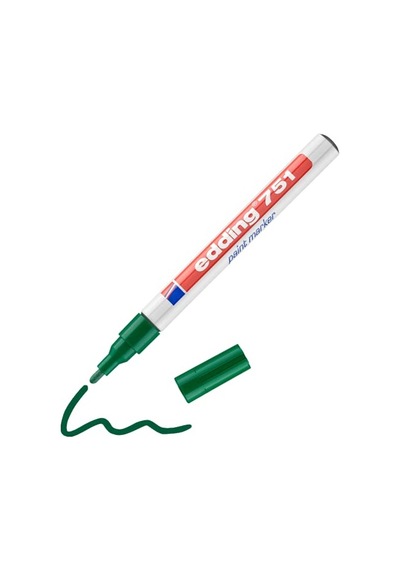 Edding 751 Boya Kalemi - Yeşil - 1 Kalem - Yuvarlak Uç 1-2 Mm 103 Ivory
